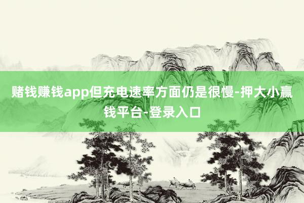 赌钱赚钱app但充电速率方面仍是很慢-押大小赢钱平台-登录入口